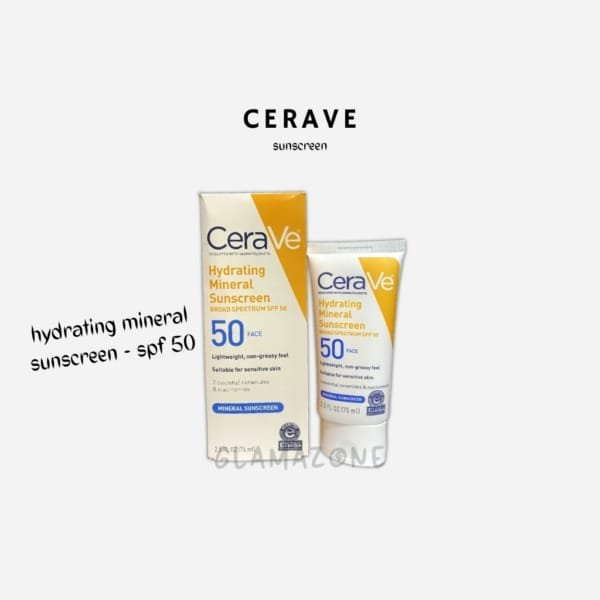 CearVe Hydrating Mineral Sunscreen - SPF 50 - 75ML