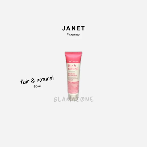 Janet Fairness Face Wash - Fair & Natural - 50ML