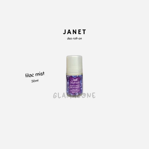 Janet Perfumed Deodorant Roll-On - Lilac Mist - 30ML