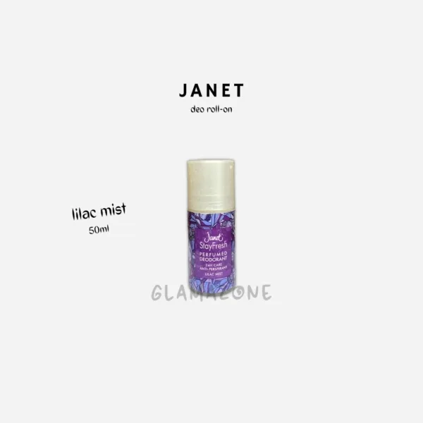 Janet Perfumed Deodorant Roll-On - Lilac Mist - 50ML