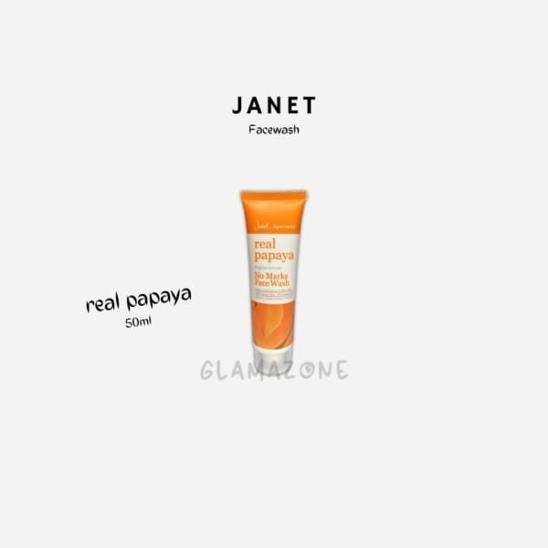Janet Soft & Gentle Face Wash - Real Carrot - 50ML