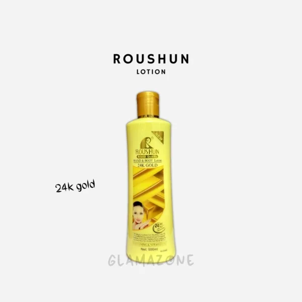 Roushun Hand & Body Lotion - 24k Gold - 500ML