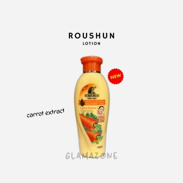 Roushun Hand & Body Lotion - Carrot Extract - 500ML