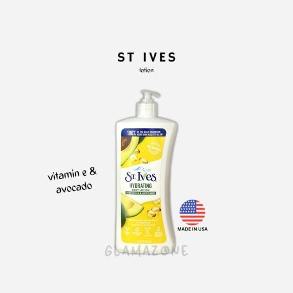 ST.IVES Hydrating Body Lotion - Vitamin E & Avocado - 621ML
