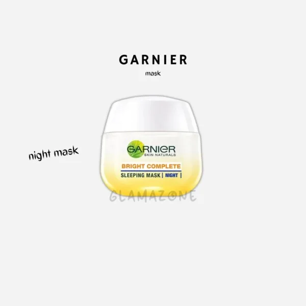 Garnier Bright Complete Night Sleeping Mask - Vitamin C & Youghurt - 50ML